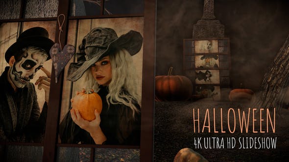 Videohive Halloween slideshow in a foggy old cemetery 33960240 1 Videohive Halloween slideshow in a foggy old cemetery 33960240