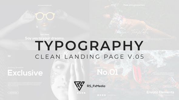 Videohive Typography Slide - Clean Landing Intro V.05 33854842 1 Videohive Typography Slide - Clean Landing Intro V.05 33854842
