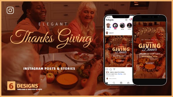 Videohive Thanksgiving Day Instagram Promo B136 33828214 1 Videohive Thanksgiving Day Instagram Promo B136 33828214
