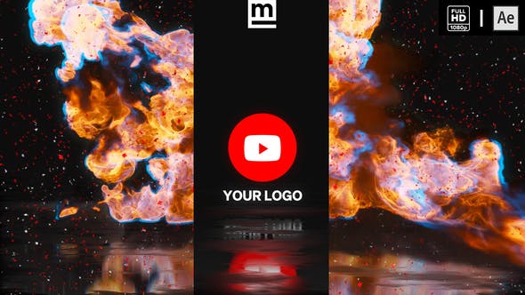 Videohive Fire Glitch Reverse Logo 33403761 1 Videohive Fire Glitch Reverse Logo 33403761