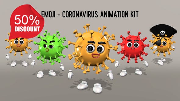 Videohive Emoji - Coronavirus Animation Kit 26635531 1 Videohive Emoji - Coronavirus Animation Kit 26635531