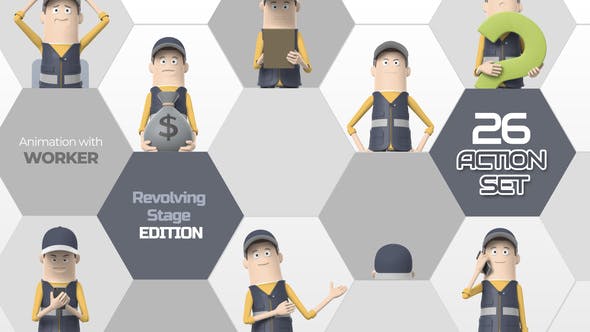 Videohive 26 Action Set Worker 33966239 1 Videohive 26 Action Set Worker 33966239