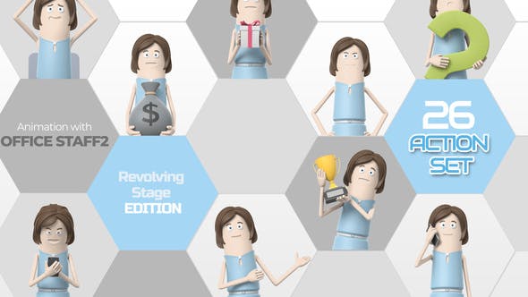 Videohive 26 Action Set Office Staff 2 33966245 1 Videohive 26 Action Set Office Staff 2 33966245