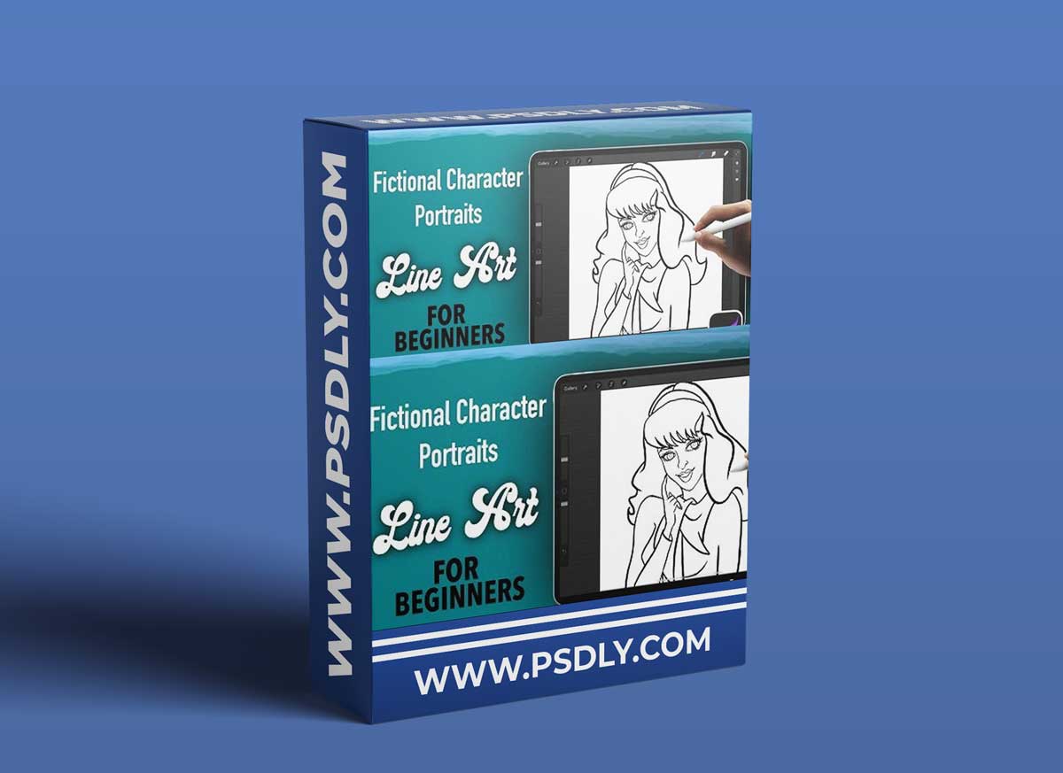 Realistic Fictional Character Portraits in Procreate: Line Art for Beginners 1 Realistic Fictional Character Portraits in Procreate: Line Art for Beginners