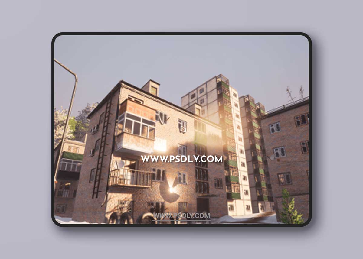 Russian Winter Town 3D Models 1 Russian Winter Town 3D Models