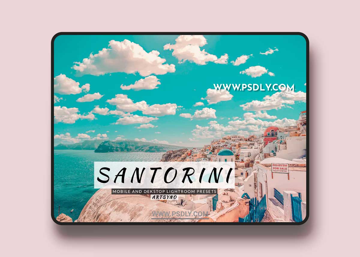 Santorini Lightroom Presets Dekstop and Mobile 1 Santorini Lightroom Presets Dekstop and Mobile