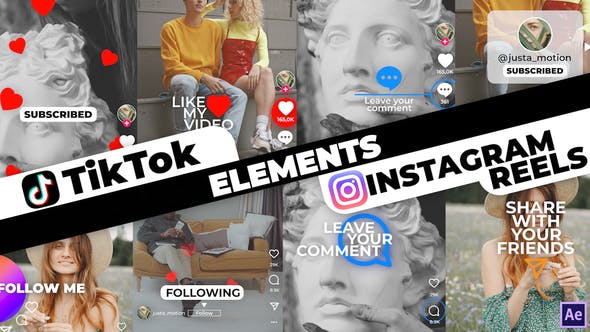 Videohive TikTok&Instagram Elements 33995038