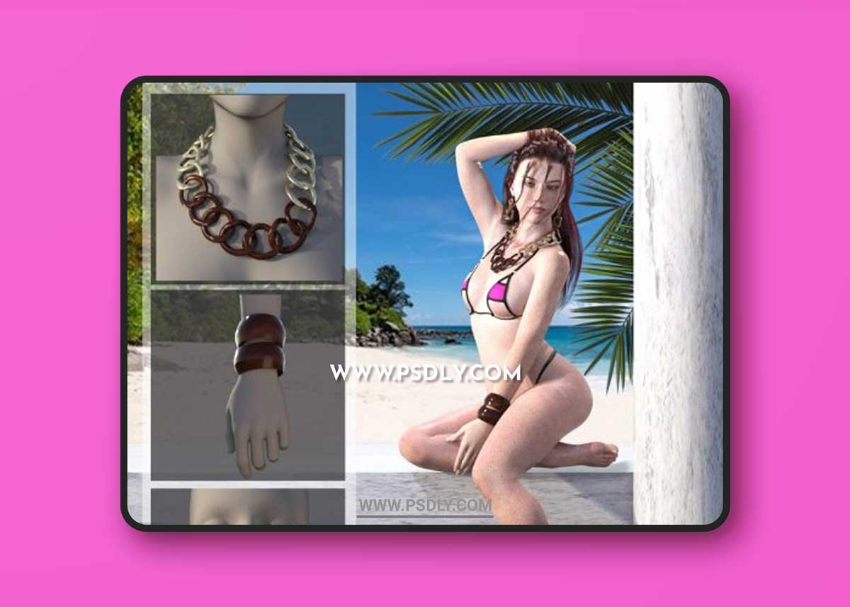 Sexy Micro Bikini & Accessories G8F 3D Models 1 Sexy Micro Bikini & Accessories G8F 3D Models