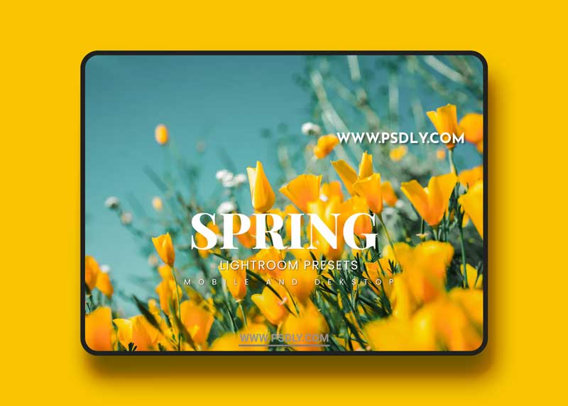 Spring Lightroom Presets Dekstop and Mobile 1 Spring Lightroom Presets Dekstop and Mobile