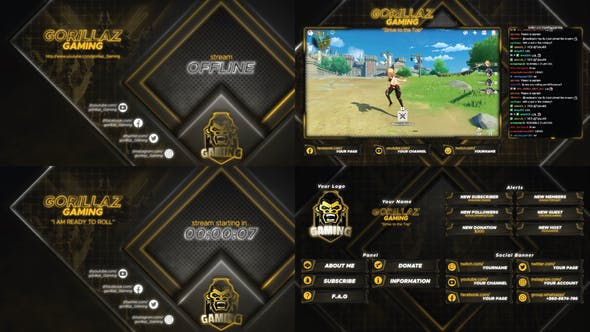 Videohive Streamer Broadcasting Pack 29802998 1 Videohive Streamer Broadcasting Pack 29802998