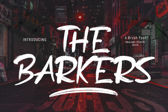 The Barkers Font 1 The Barkers Font