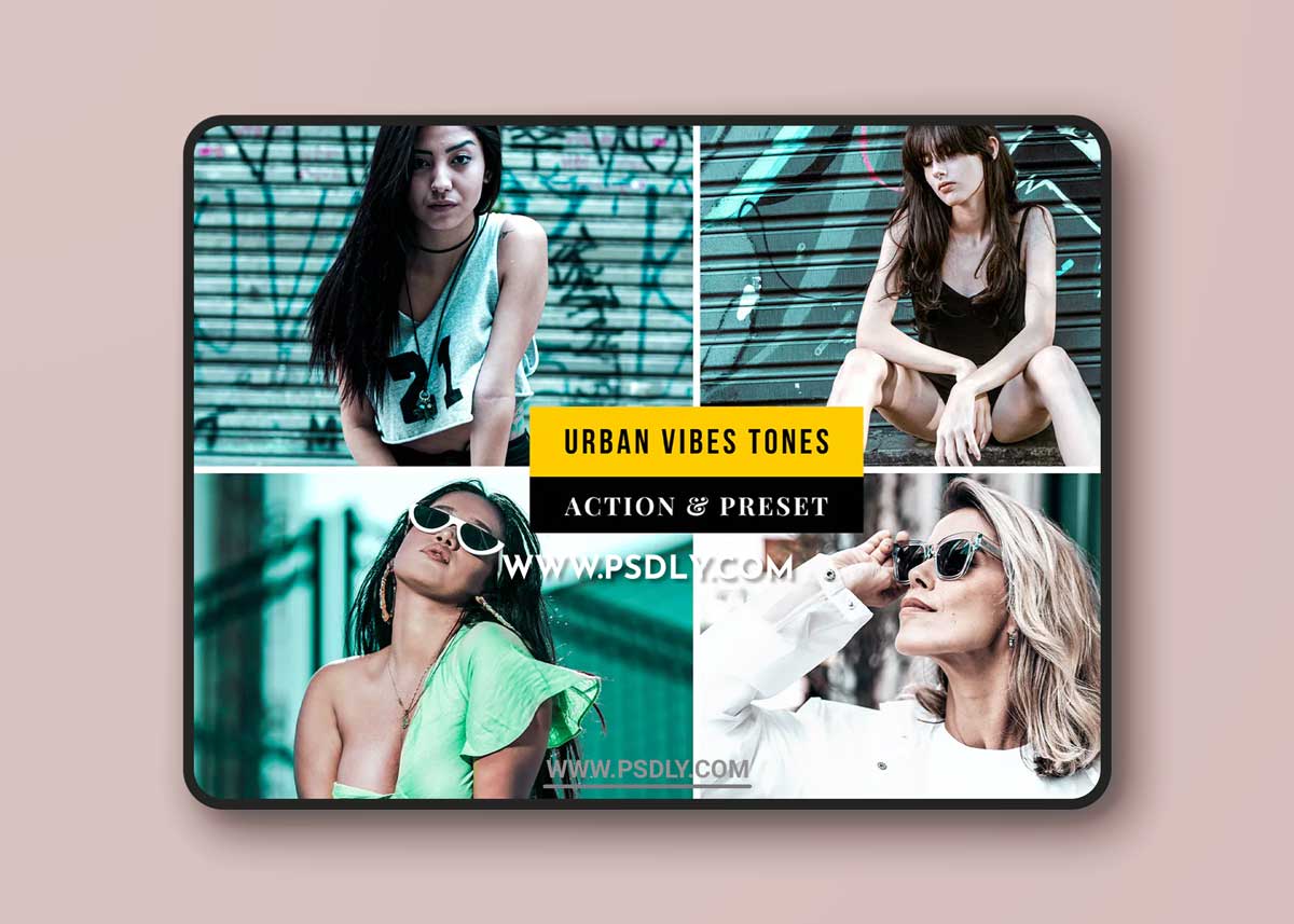 Urban Vibes Tones Action & Lightroom Preset 1 Urban Vibes Tones Action & Lightroom Preset