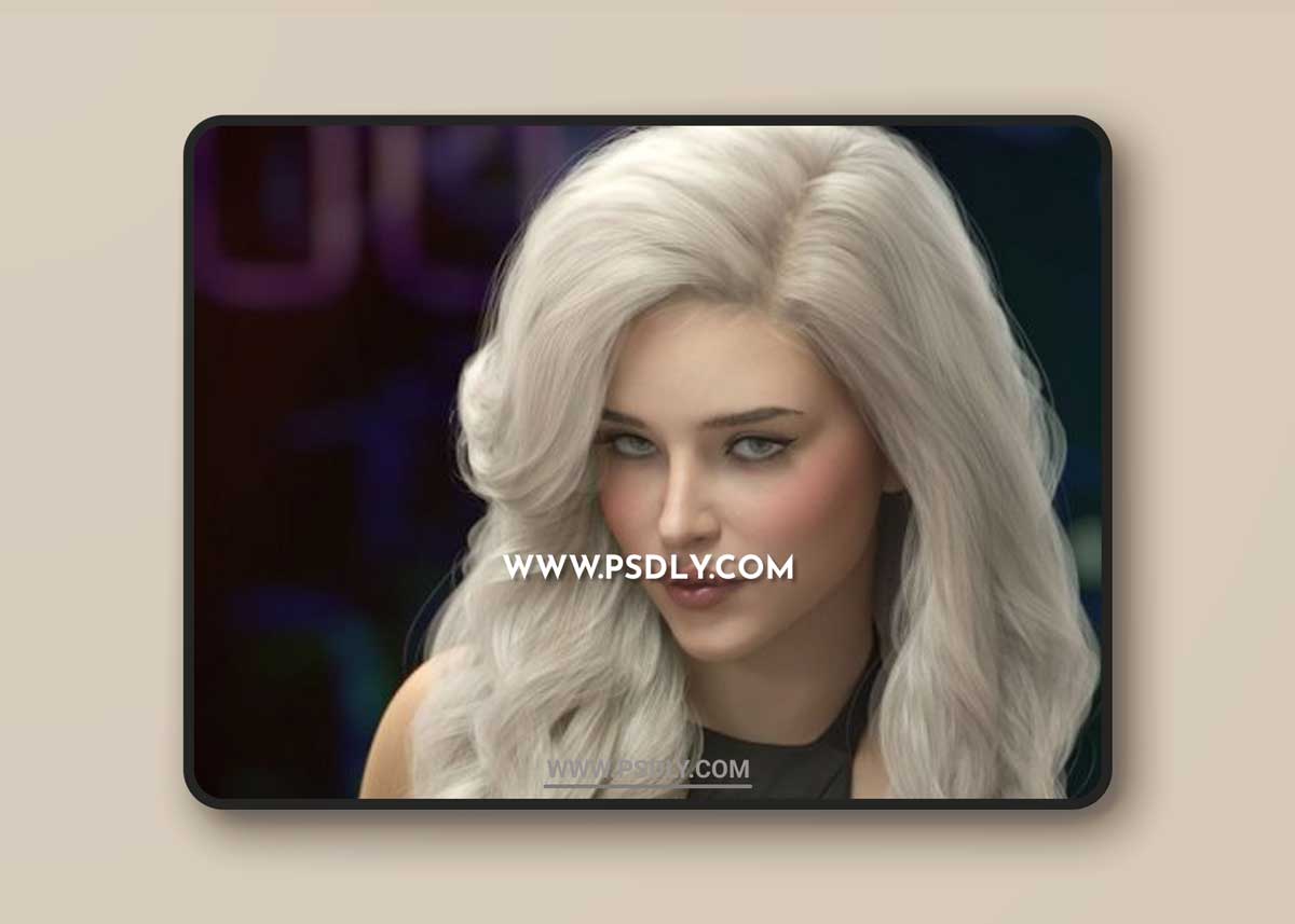 Ursula Hair for Genesis 3, 8, and 8.1 Females 3D Models 1 Ursula Hair for Genesis 3, 8, and 8.1 Females 3D Models