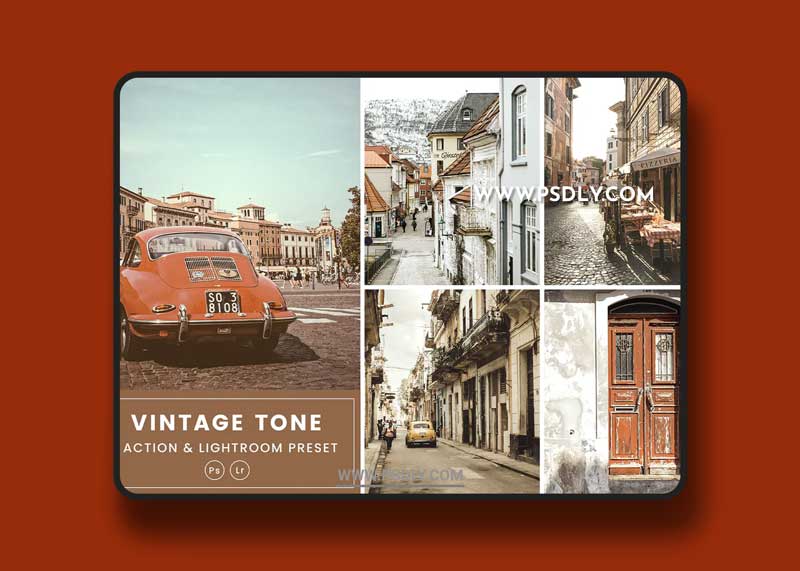 Vintage Tone Action & Lightrom Presets 1 Vintage Tone Action & Lightrom Presets