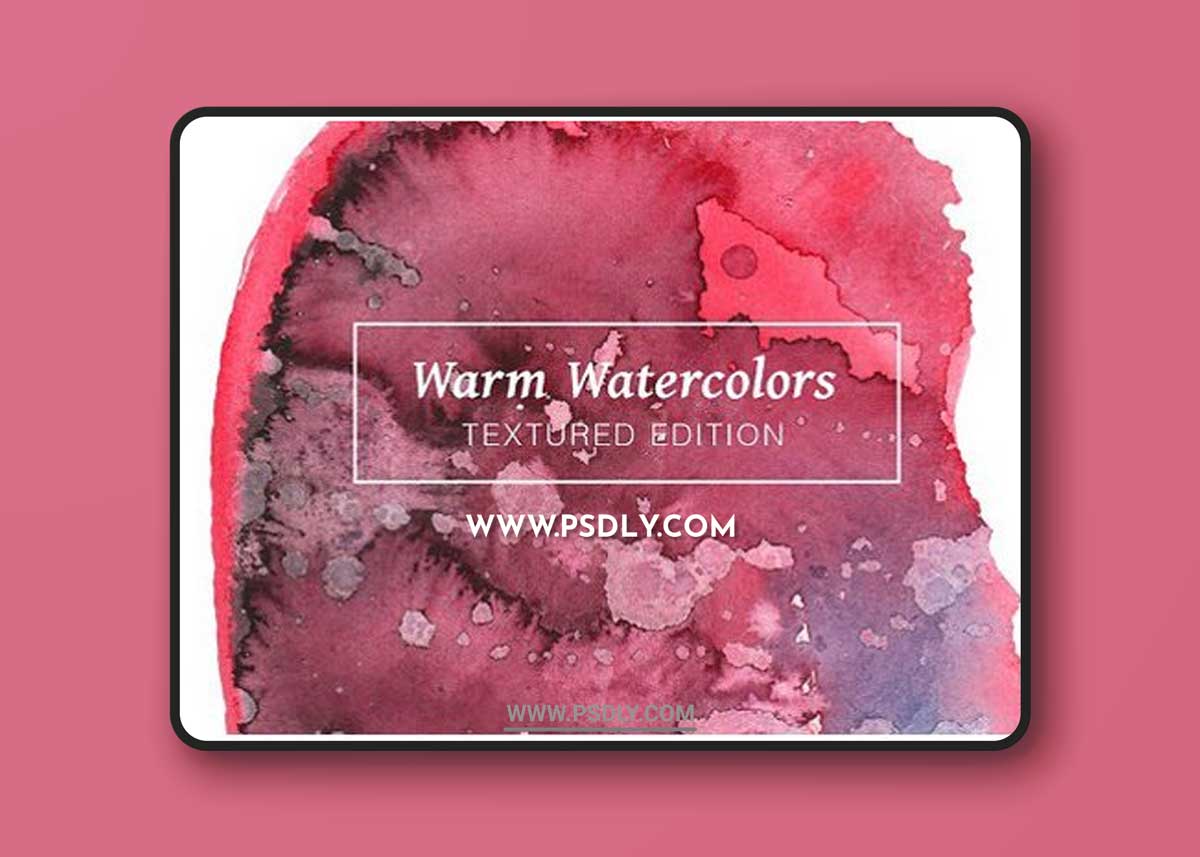Warm Textured Watercolors 1 Warm Textured Watercolors