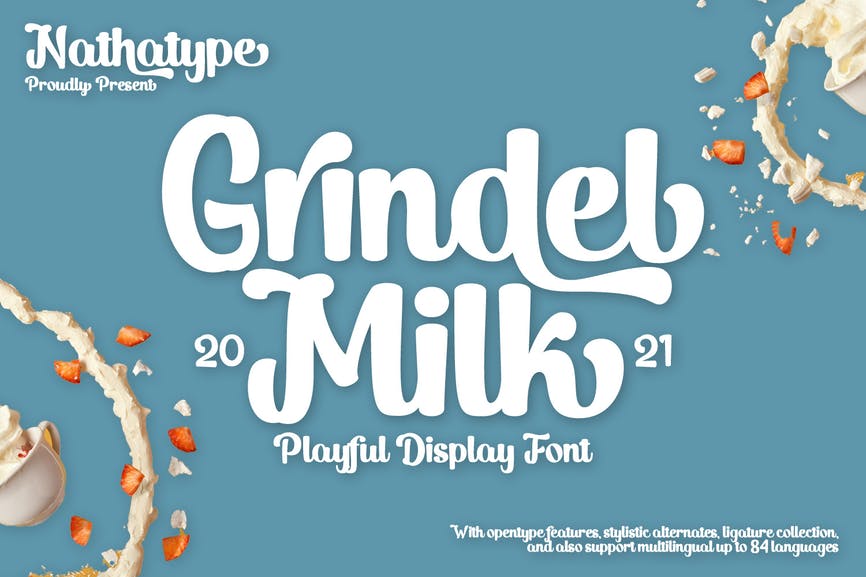Grindel Milk font 1 Grindel Milk font