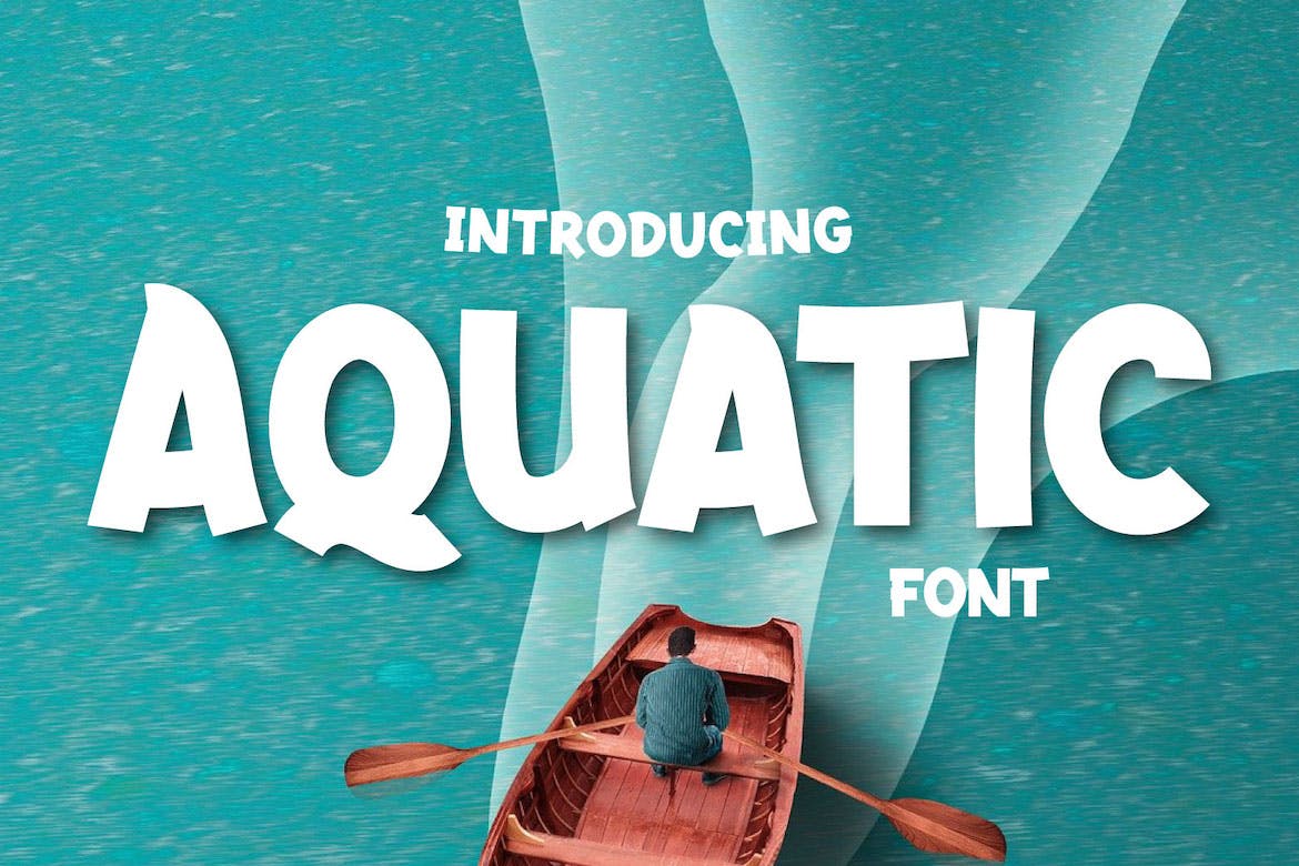 Aquatic font 1 Aquatic font