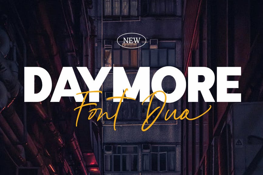 Daymore Font Duo 1 Daymore Font Duo