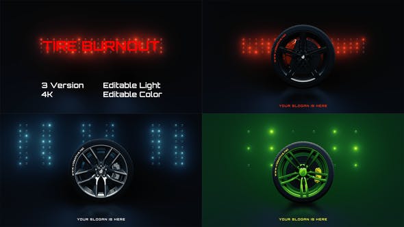 Videohive Burnout Tire 33670186 1 Videohive Burnout Tire 33670186
