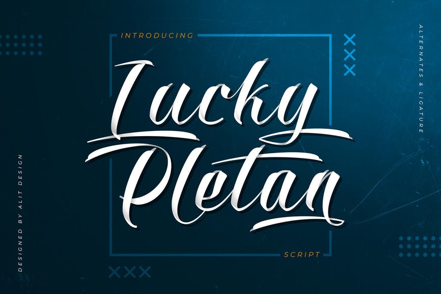 Lucky Pletan Typeface 1 Lucky Pletan Typeface