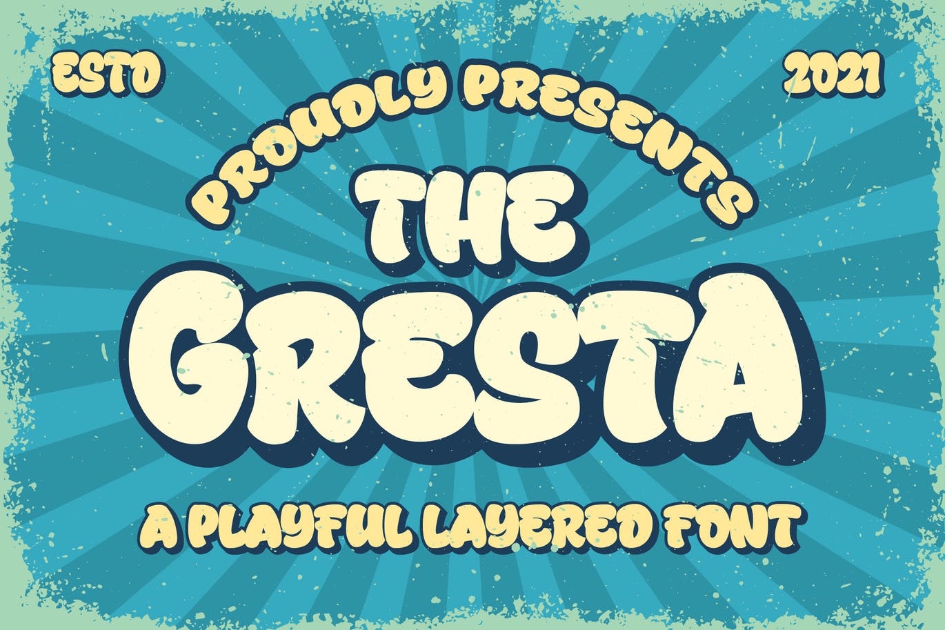 Greasta a Playful Layered Font 1 Greasta a Playful Layered Font