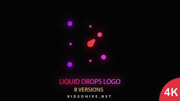 Videohive Liquid Drops Logo 20508635 1 Videohive Liquid Drops Logo 20508635