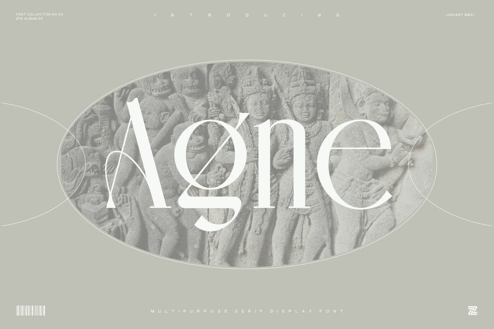 Agne - Display Font 1 Agne - Display Font