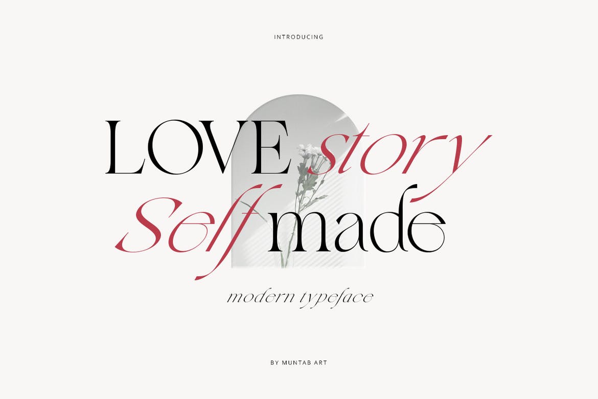 Love Story Self Made Modern Serif 1 Love Story Self Made Modern Serif