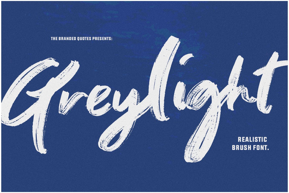 Greylight - Handwritten Brush 1 Greylight - Handwritten Brush