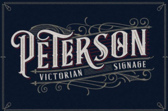 Bulges Layered + Ornament font 1 Bulges Layered + Ornament font
