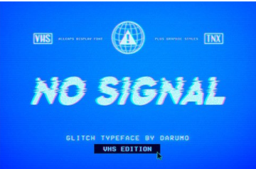 CM - No Signal Font 5494202 1 CM - No Signal Font 5494202