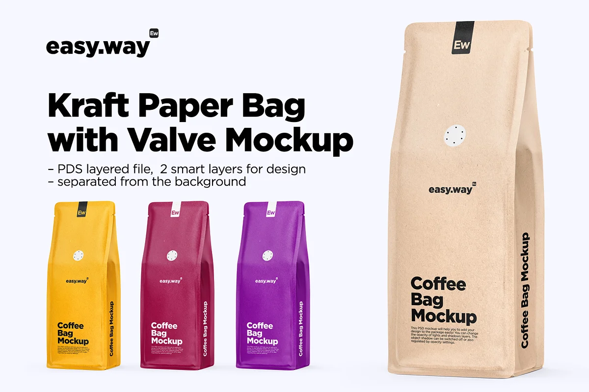 CreativeMarket - Kraft Paper Bag with Valve Mockup 5975344 1 CreativeMarket - Kraft Paper Bag with Valve Mockup 5975344