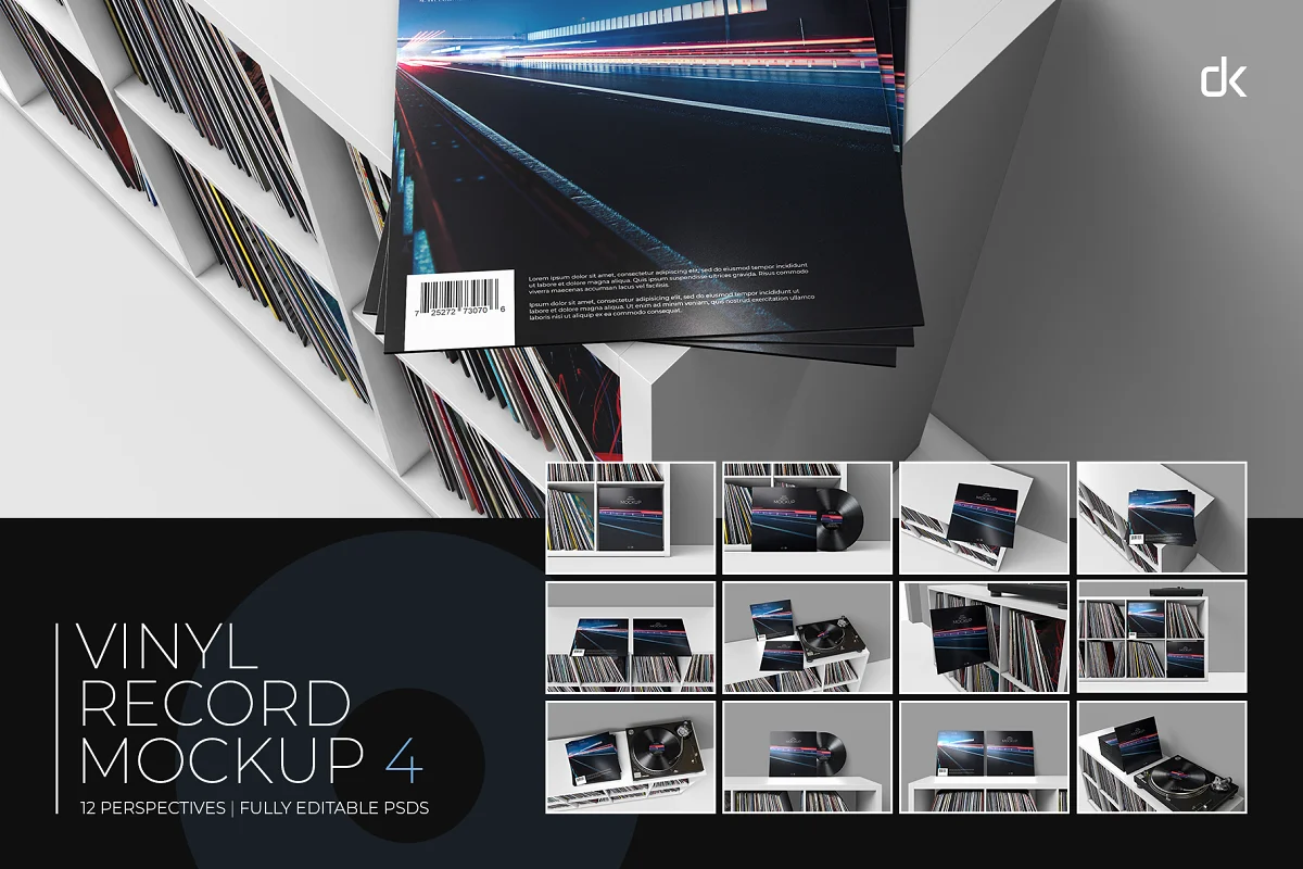 CreativeMarket - Vinyl Record Mockup 4 5970195 1 CreativeMarket - Vinyl Record Mockup 4 5970195