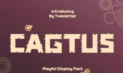 Cagtus Font 1 Cagtus Font