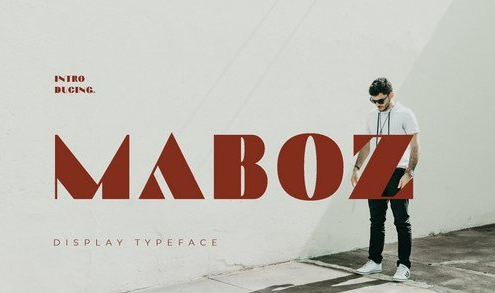 MABOZ Classy Advertisement Font 1 MABOZ Classy Advertisement Font