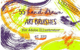 55 Vector Paint Brushes 1 55 Vector Paint Brushes