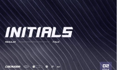 Initial - Modern Cyber Font 1 Initial - Modern Cyber Font