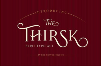 Thirsk - An Elegant Serifs font 1 Thirsk - An Elegant Serifs font