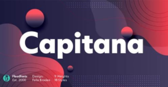 Capitana Font Family 1 Capitana Font Family