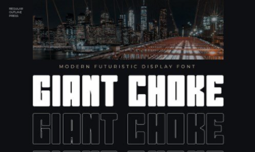 Giant Choke Modern Business Font 1 Giant Choke Modern Business Font