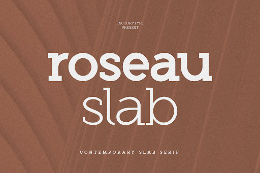 Roseau Slab font 1 Roseau Slab font