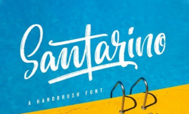 Santarino - Summer Font 1 Santarino - Summer Font
