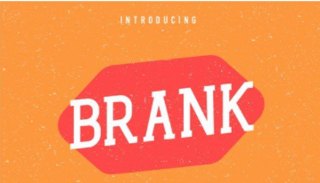 Brank Retro Font 1 Brank Retro Font