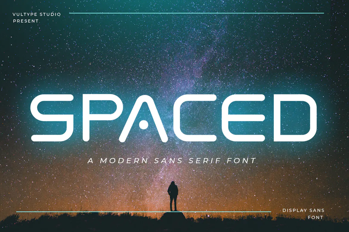 Spaced - Future Display Font 1 Spaced - Future Display Font