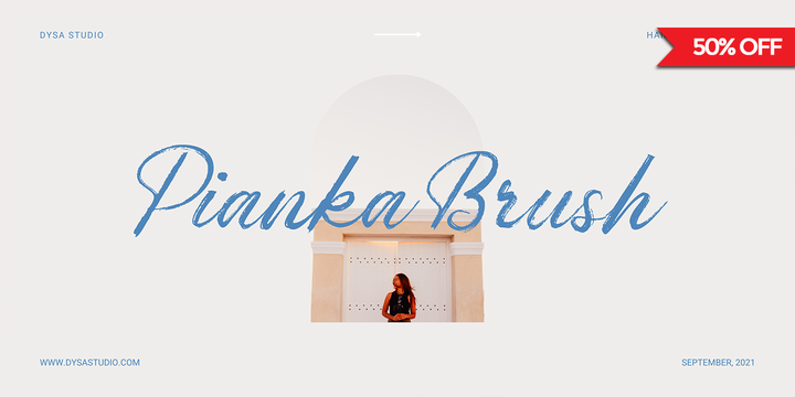 Pianka Brush Font 1 Pianka Brush Font