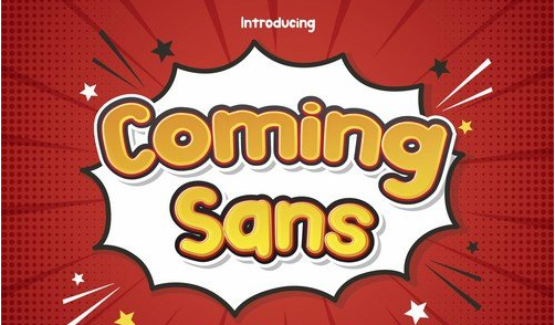 Coming Sans – Playful Handwritten Font 1 Coming Sans – Playful Handwritten Font