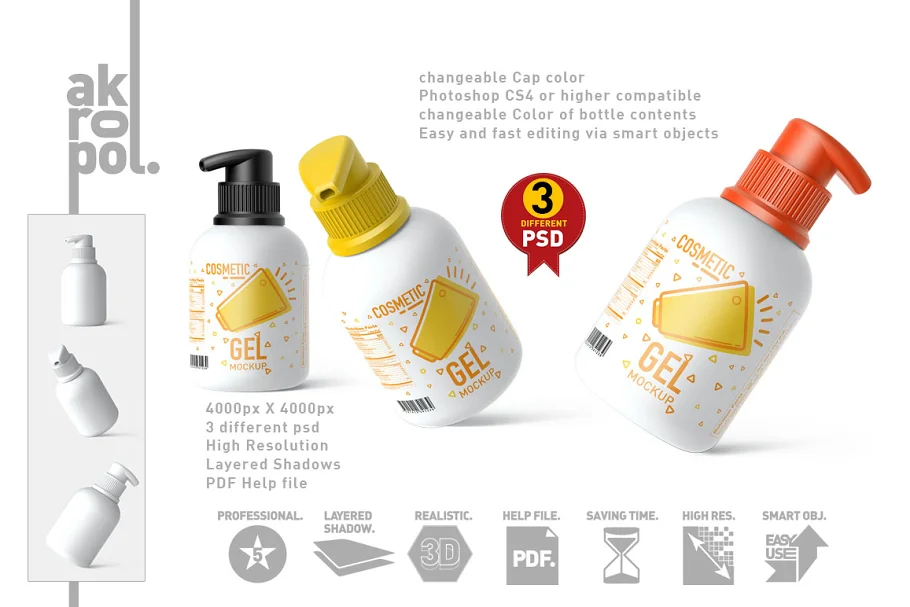 CreativeMarket - Bottle Cosmetic Mockup 6102772 1 CreativeMarket - Bottle Cosmetic Mockup 6102772