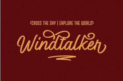 Windtalker Rough font 1 Windtalker Rough font