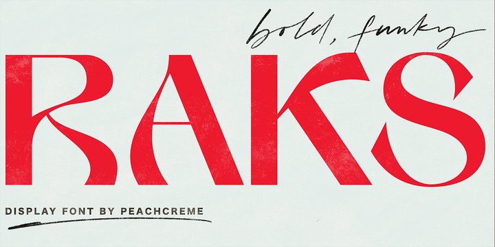 Raks Font 1 Raks Font