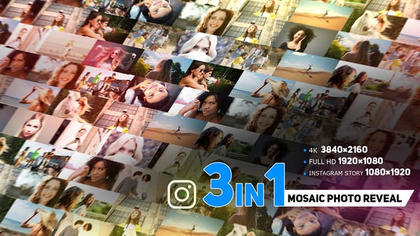 Videohive Modern Mosaic Photo Reveal 33909099 1 eohive Modern Mosaic Photo Reveal 33909099